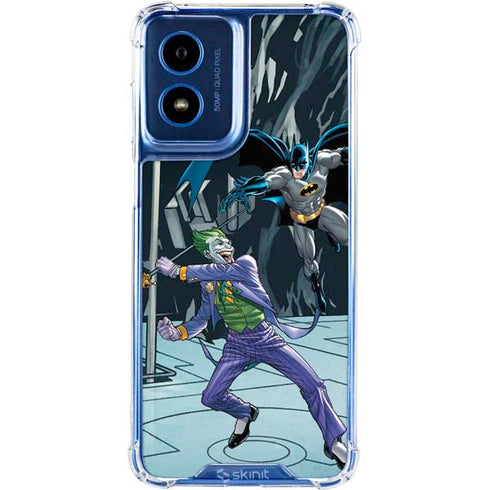 DC Comics The Joker vs Batman Art Moto G 5G (2024) Clear Case
